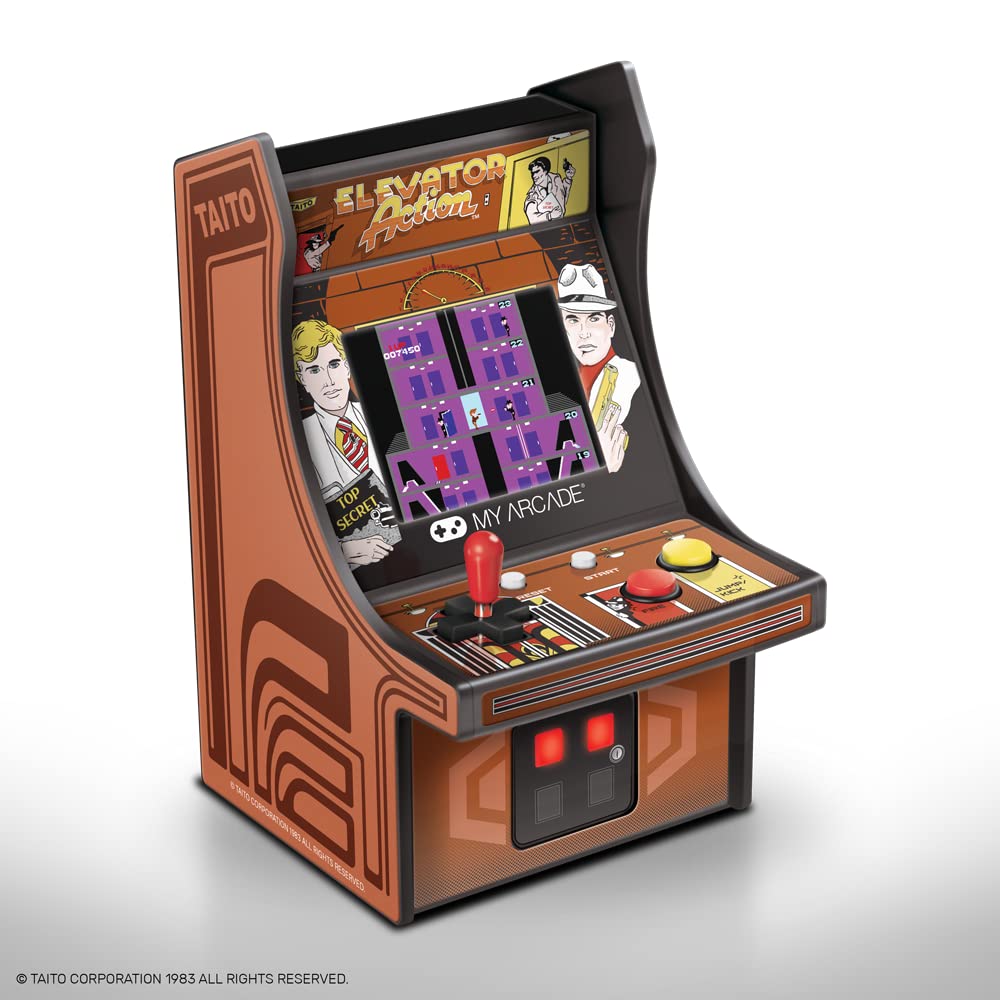 My Arcade Micro Jugador Elevator Action Mini Cabina Retro My Arcade Micro Jugador Elevator Action Mini Cabina Retro